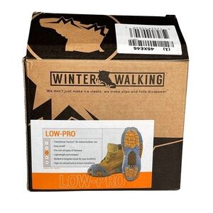 Winter Walking LOW-PRO® TRANSITIONAL TRACTION® Ice Cleats Size Large NWT